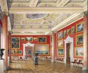 Hau Edward Petrovich Interiors of the New Hermitage. The Room of the Russian School - Hermitage